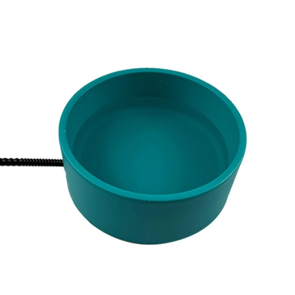 Heated Water Bowl 3.2 L/108 Oz Outdoor Thermal Pet Bowl in Winter for for Cat Dog Rabbit Chicken Duck Squirrel