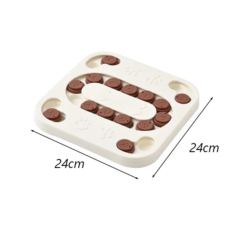 Funny Dog Cat Feeding Toy Puzzle Pet Toys for Small Dogs Cats Training Puppy Intelligence Quotient Slow Food Plate Accessories