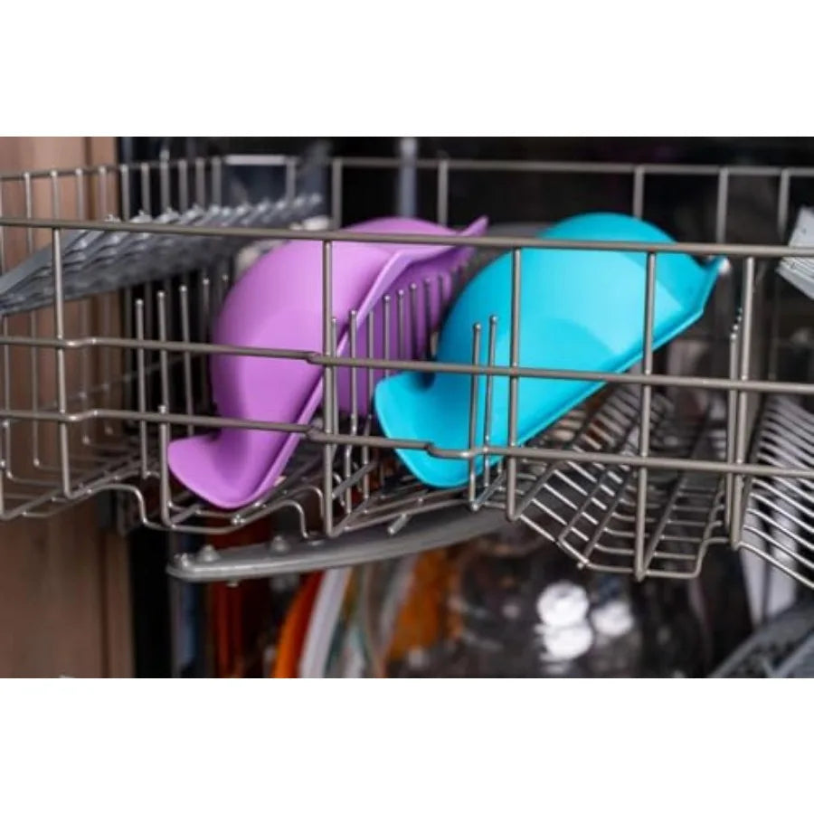 Elevated Dog Bowl for Food 5inch Tall Cat and Dog Feeding Station Vet Approved Non-xic Silicone Feeder Bowl Insert Raised Bowl