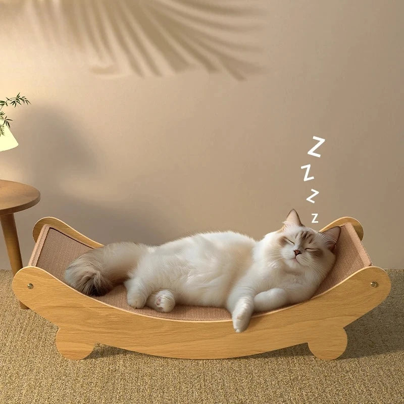 Large Cat Scratching Pads Cat Scratch Board Detachable Wear-resistant Multifuction Cats Sleeping Bed Kitten Grinding Cat Toys