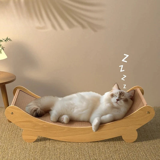 Large Cat Scratching Pads Cat Scratch Board Detachable Wear-resistant Multifuction Cats Sleeping Bed Kitten Grinding Cat Toys