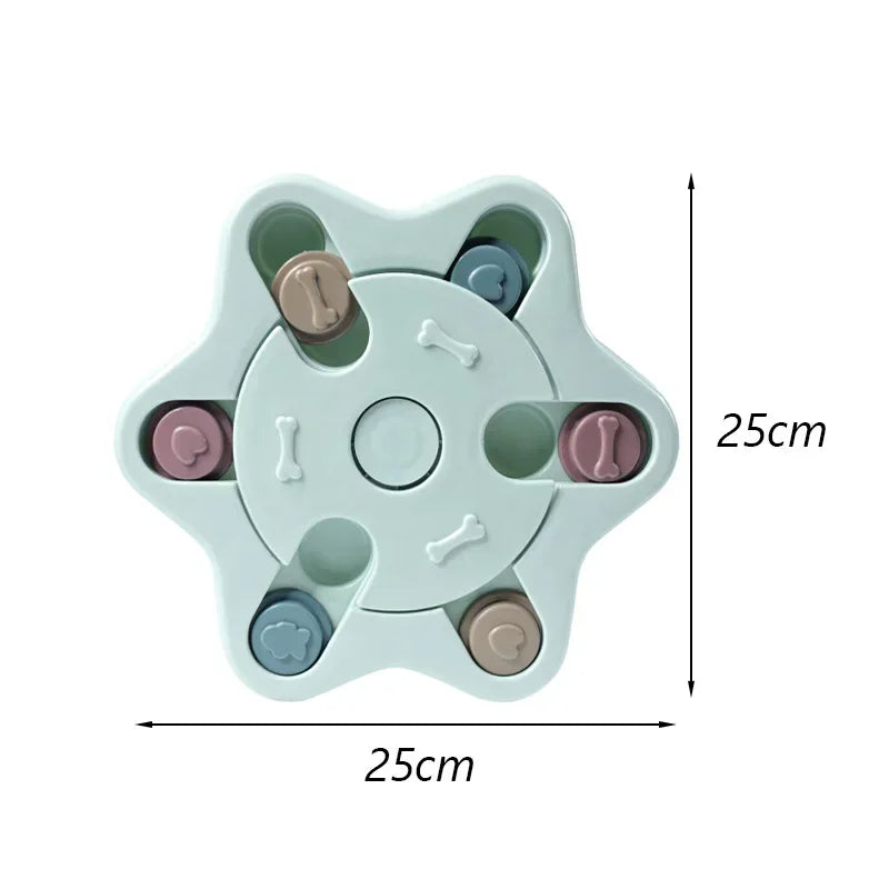 Funny Dog Cat Feeding Toy Puzzle Pet Toys for Small Dogs Cats Training Puppy Intelligence Quotient Slow Food Plate Accessories