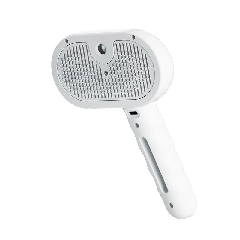 Dog Comb Pet Steam Massage Brush, Soft Round Head Hair Removal Comb for Dogs & Cats, Universal Grooming Accessory