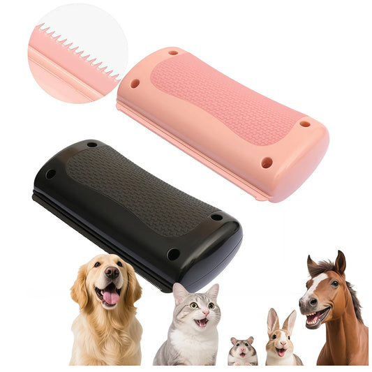 Upgraded Pet Professional Deshedding Dog Brush &Hair Remover Comb – Grooming Tool for Cats Dogs Horses, Itching Relief Fur Knot