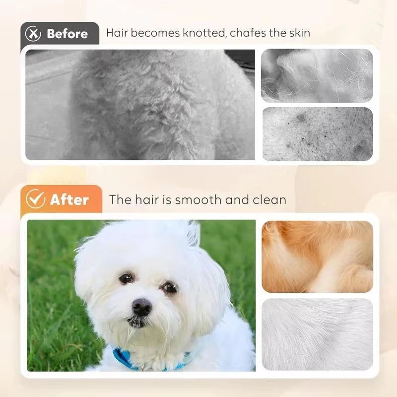 1pc Pet Bath Brush Soft Silicone Long Handle With Shampoo Dispenser Gentle Massage for Grooming and Cleaning Fur And Hair